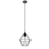 Pendente aramado aço 1XE27 Diamante Preto