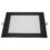 Painel LED Slim Embutir 18W Quadrado 6500K Preto