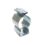 Abraçadeira tipo D 1.1/2″ com cunha Metal